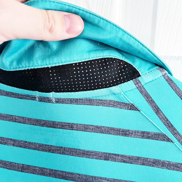 Nike Golf Tour Performance Dri-Fit Striped Top - Picture 7 of 8